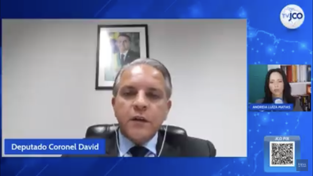 Solicitado por TV de Brasília, Coronel David defende Governo Bolsonaro e fala sobre ações ao MS