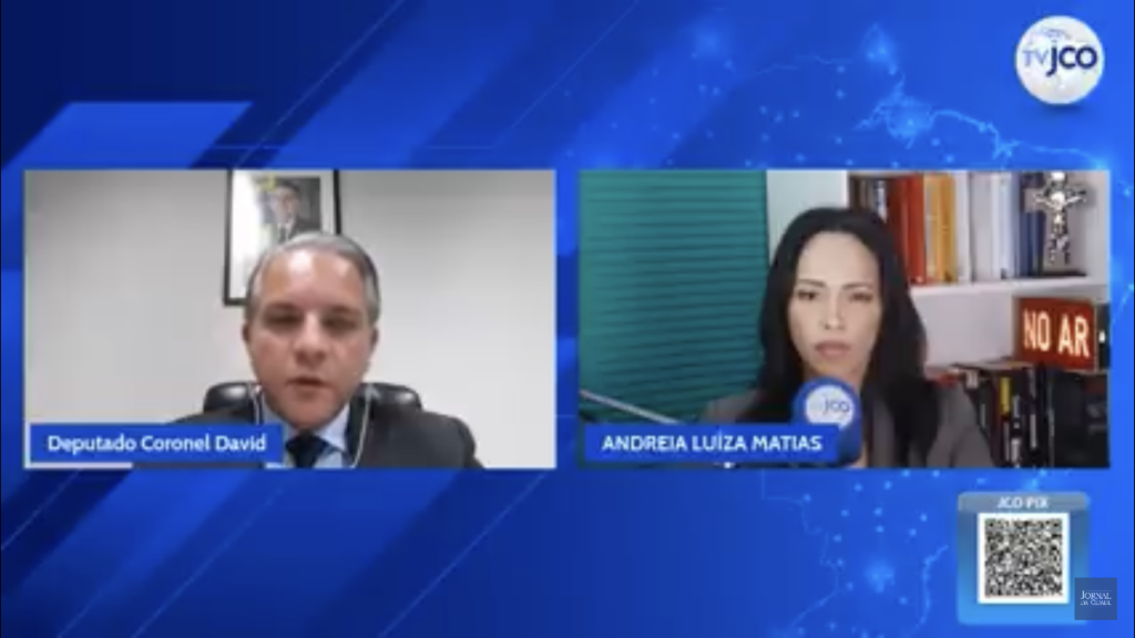 Solicitado por TV de Brasília, Coronel David defende Governo Bolsonaro e fala sobre ações ao MS
