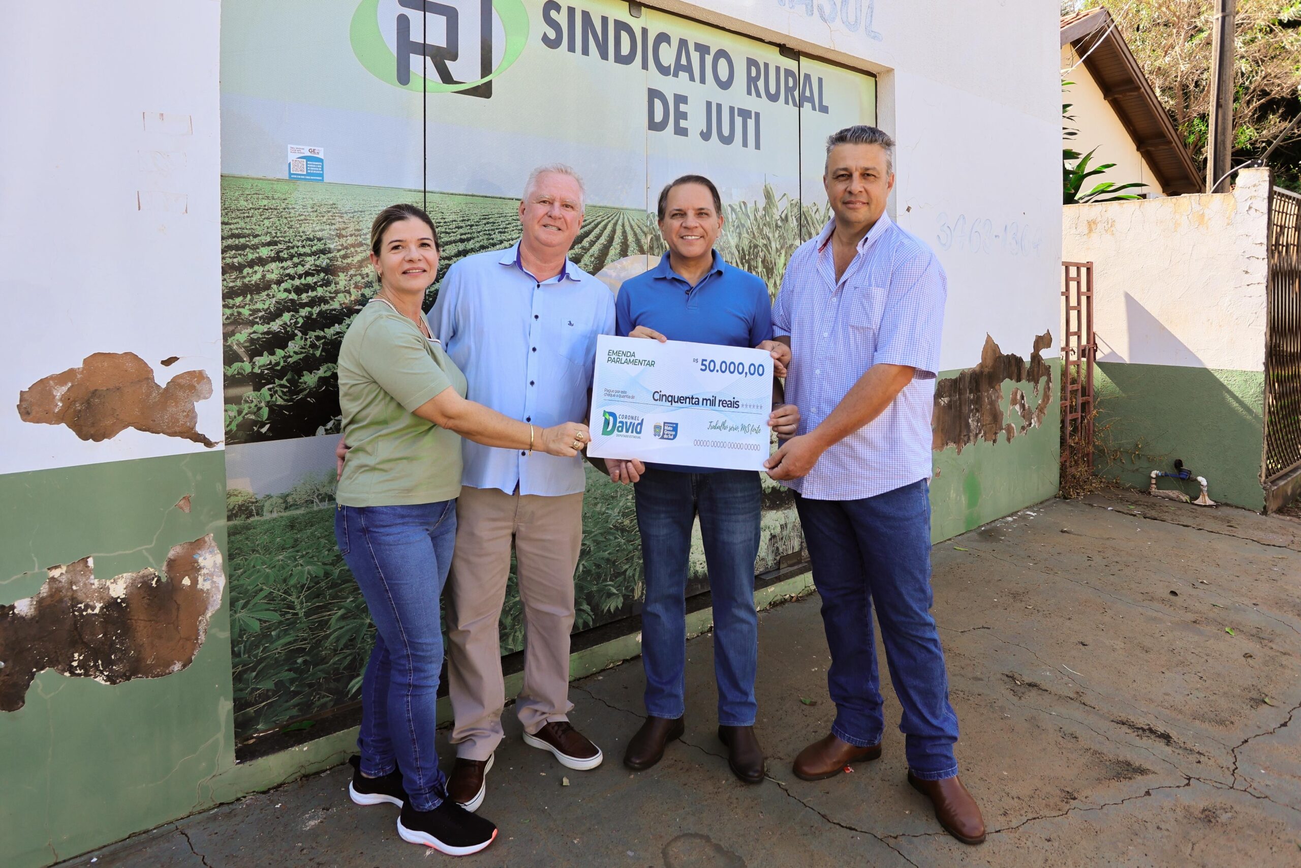 Coronel David entrega recurso para Saúde em Juti e reforça parceria com Prefeitura e Sindicato Rural